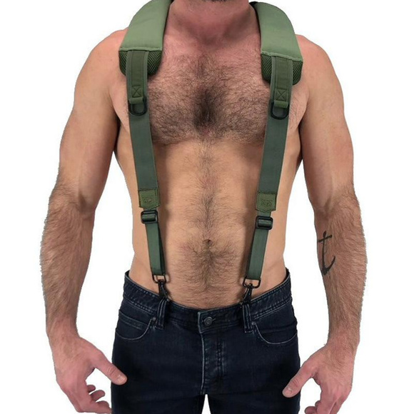 NASTY PIG Troop Suspender Army Green ONE SIZE New! - Picture 3 of 3